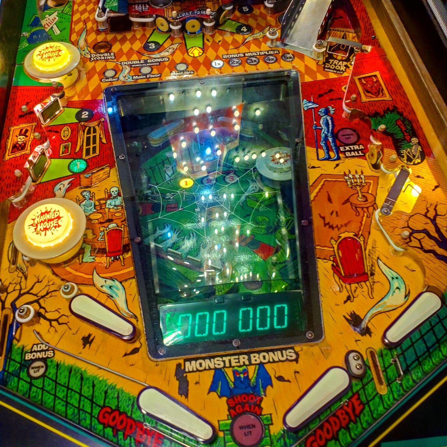 Pinball Showcase 1982 Gottlieb “Haunted House” Pinball Help